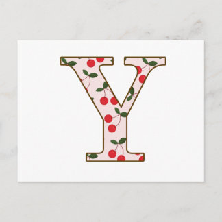 Carte Postale Cerise brune Y