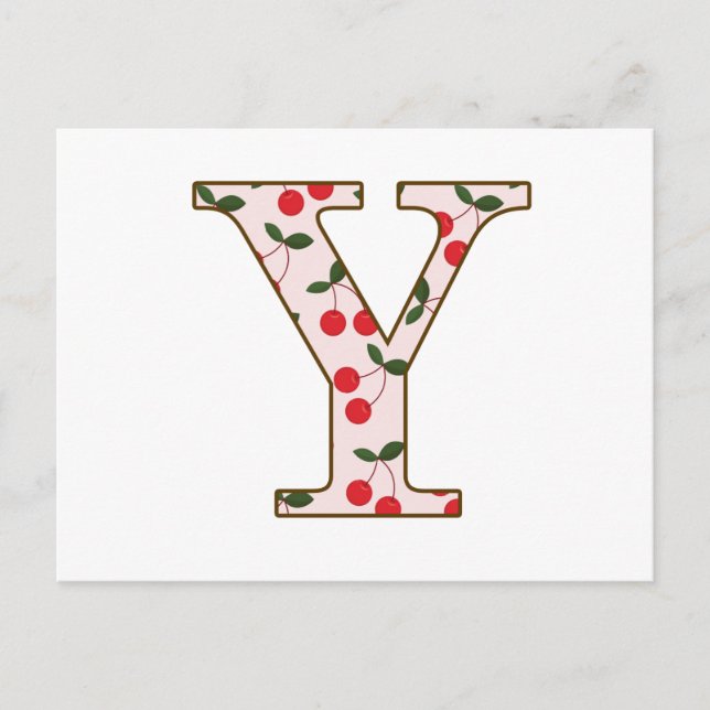 Carte Postale Cerise brune Y (Devant)