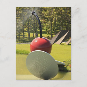 Carte Postale Cerise et cuillère avec Spray