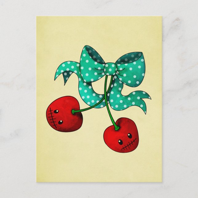 Carte Postale Cerises sucrées (Devant)