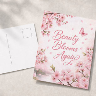 Carte Postale Cerisier en Fleur : La Beauté Refleurit