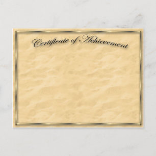 Carte Postale Certificat de réussite