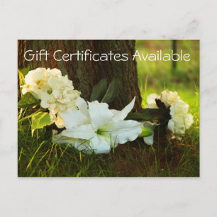 Carte Postale Certificats cadeaux disponibles