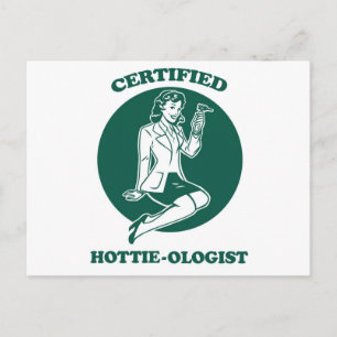 Carte Postale Certifié Hottie-ologue
