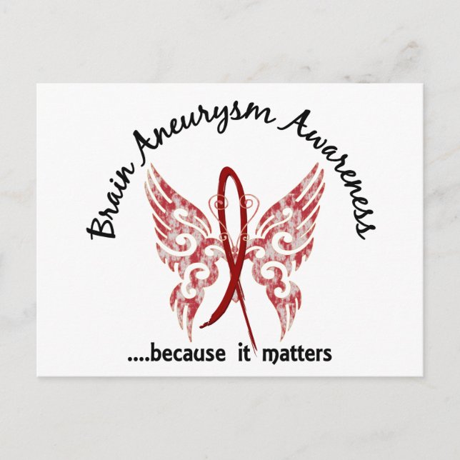 Carte Postale Cerveau Aneurysme Papillon 6.1 (Devant)