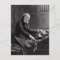Cesar Franck à la console de l'orgue