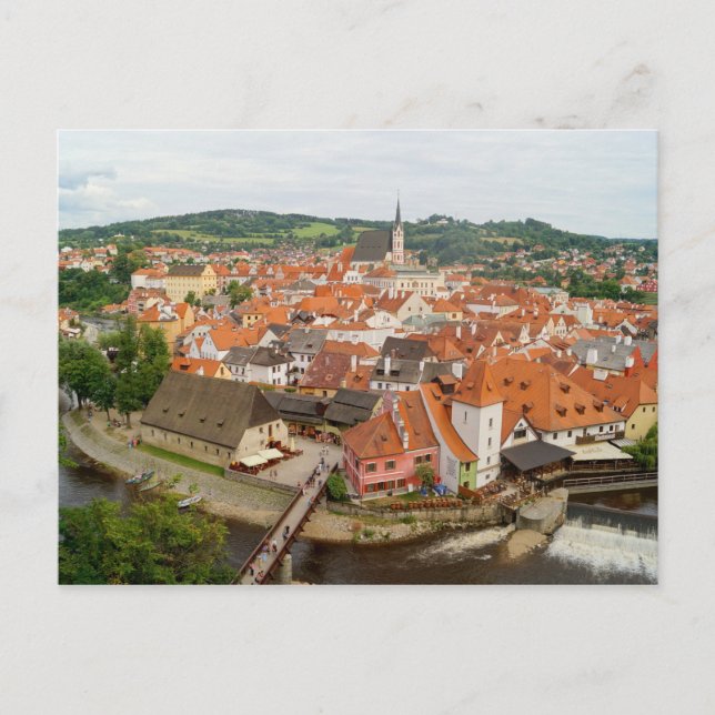 Carte Postale Český Krumlov Bohême du Sud République tchèque (Devant)