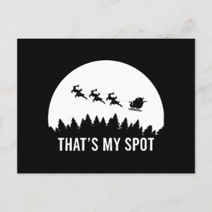 Carte Postale C'est amusant, c'est My Spot Xmas Session Père Noë