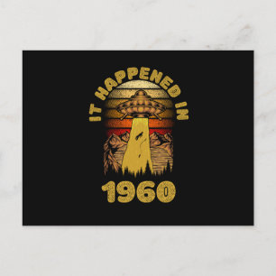 Carte Postale C'Est Arrivé En 1960 Alien UFO