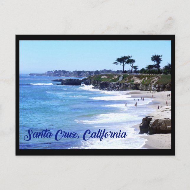 Carte Postale C'est Beach, Père Noël Cruz, Californie (Devant)
