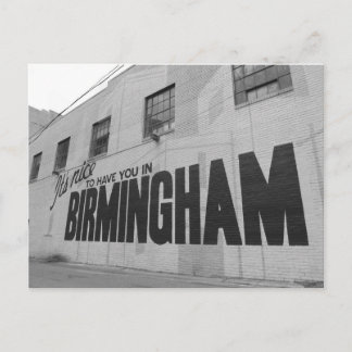 Carte Postale C'est bien de vous avoir dans Birmingham Postcard