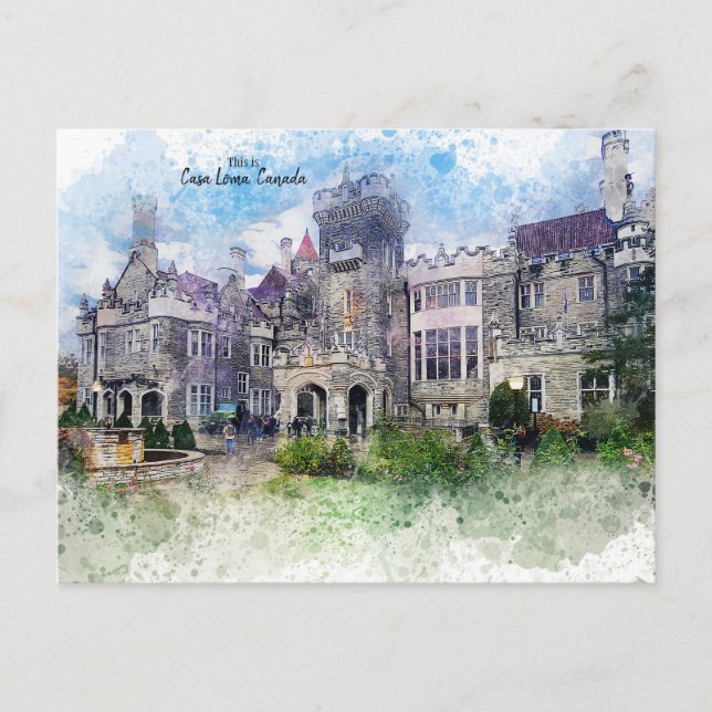 Carte Postale C'est Casa Loma, Toronto, Canada  (Devant)