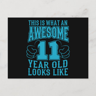 Carte Postale C'EST CE QU'UN INCROYABLE ENFANT DE 11 ANS Fait po