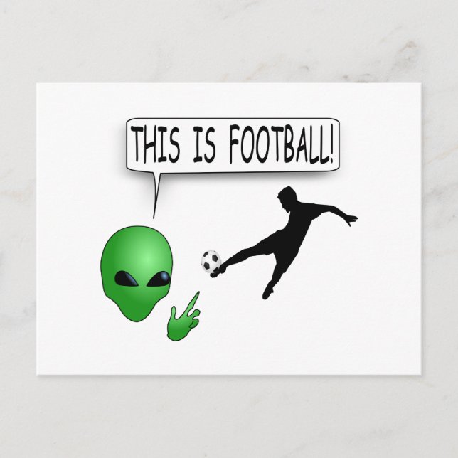 Carte Postale C'Est Du Football (Devant)
