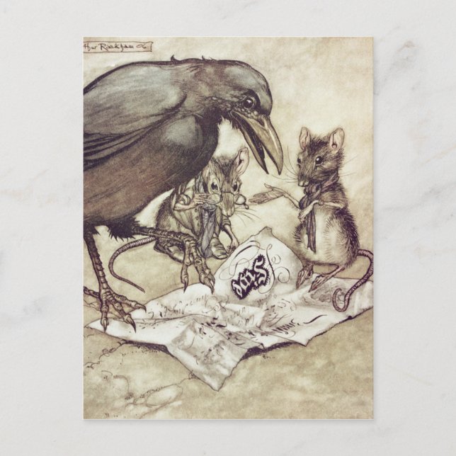 Carte Postale C'est grotesque !" cria Salomon en fureur" (Devant)