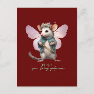 Carte Postale C'est I your fairy godpossum