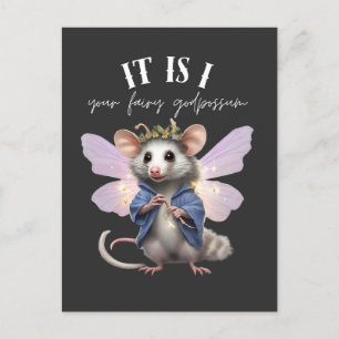 Carte Postale C'est I your fairy godpossum