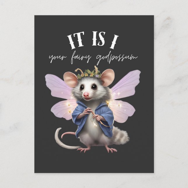 Carte Postale C'est I your fairy godpossum (Devant)