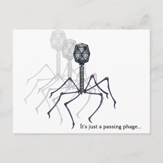 Carte Postale C'est juste une phage... (Devant)