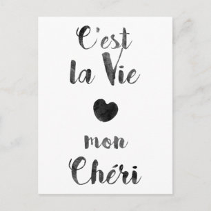 Carte postale C'est la Vie mon Chéri