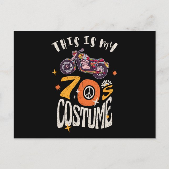 Carte Postale C'est mon effet les années 70 Costume Grunge (Devant)