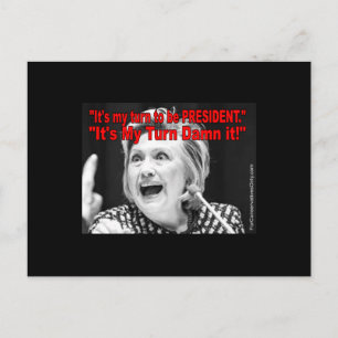 Carte Postale C'est Mon tour !