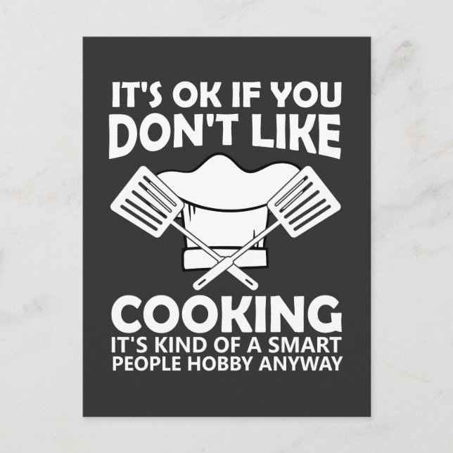 Carte Postale C'est ok si vous n'aimez pas la cuisine, c'est gen (Devant)