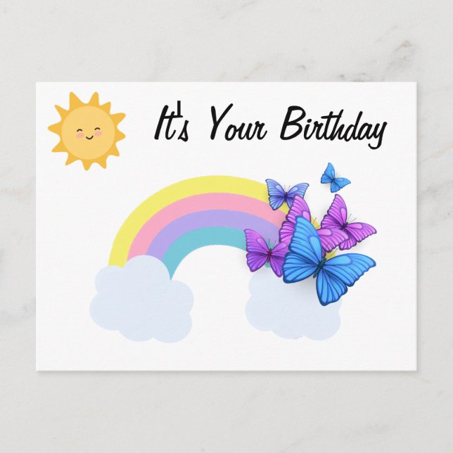 Carte Postale C'est ton anniversaire (Devant)