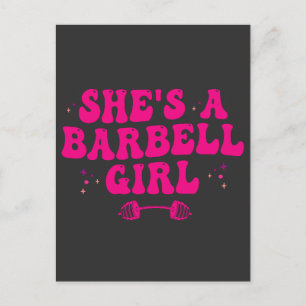 Carte Postale C'est un barbel Fitness Gym Sport Cadeau