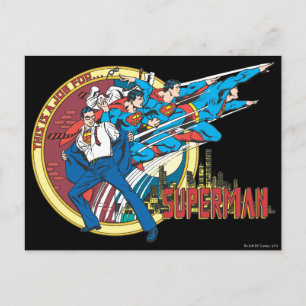 Carte Postale C'est un travail pour � Superman