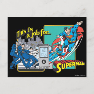 Carte Postale C'est un travail pour � Superman 2
