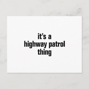 Carte Postale c'est un truc de la police de la route