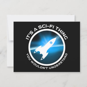 Carte Postale C'est un truc de science-fiction - vous ne compren