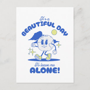 Carte Postale C'est une belle journée pour me laisser seul