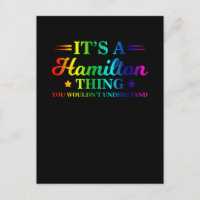 C'est une chose de Hamilton, vous ne comprendriez 