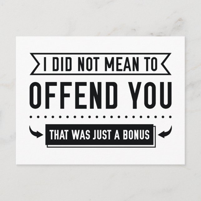 Carte Postale C'Était Juste Un Bonus (Devant)