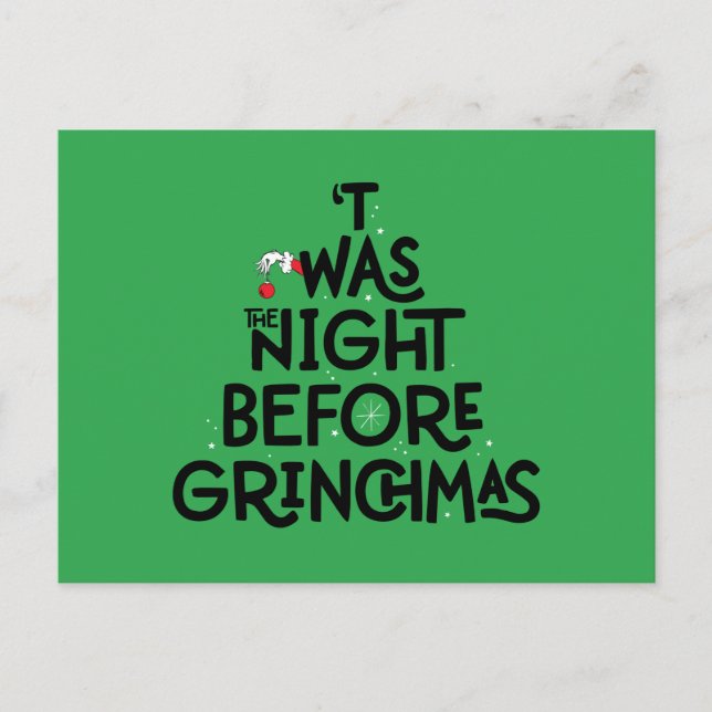Carte Postale 'C'était la nuit avant Grinchmas (Devant)