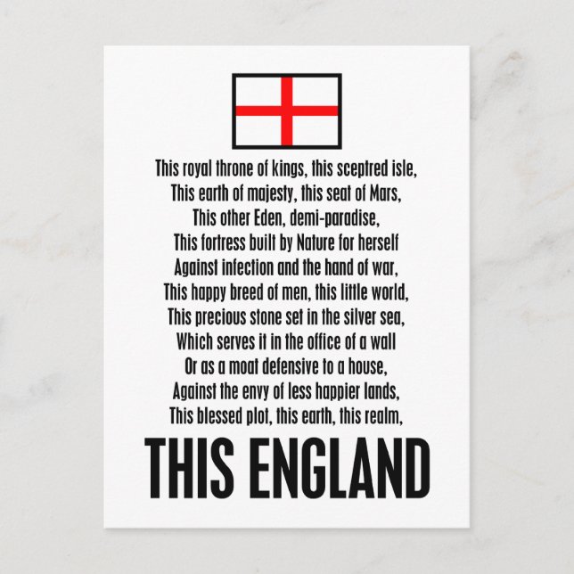Carte Postale Cette Angleterre (Devant)