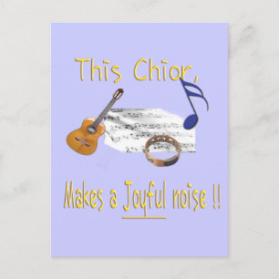 Carte Postale Cette chorale fait un bruit joyeux