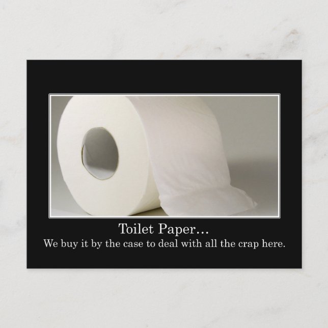 Carte Postale Cette entreprise doit utiliser beaucoup de papier  (Devant)