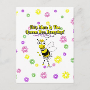 Carte Postale Cette Maman Est La Reine Abeille Tous Les Jours Ab