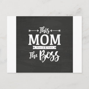 Carte Postale Cette Maman Est Le Patron