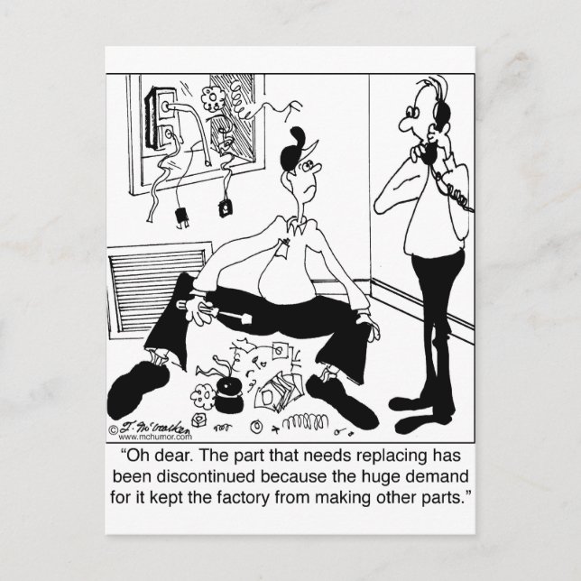 Carte Postale Cette pièce a été abandonnée (Devant)