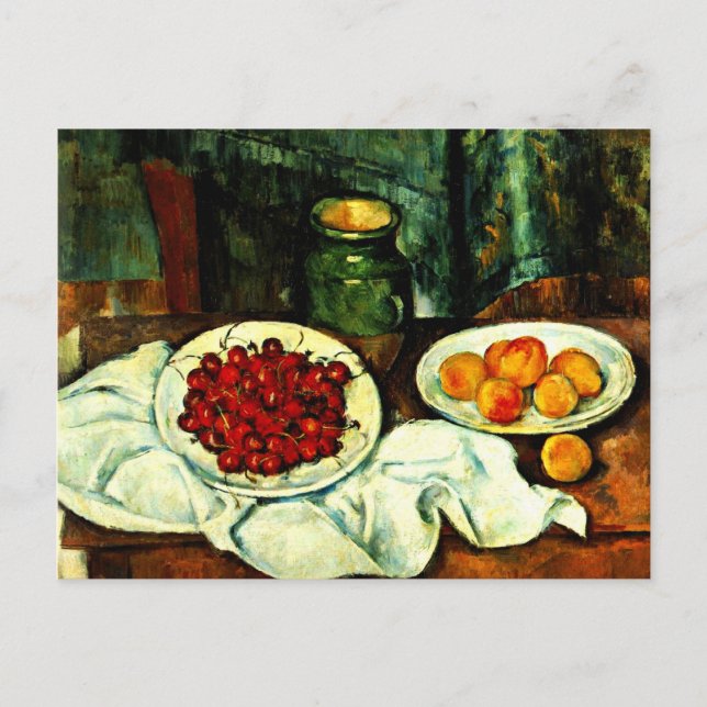 Carte Postale Cezanne - Cerises (Devant)
