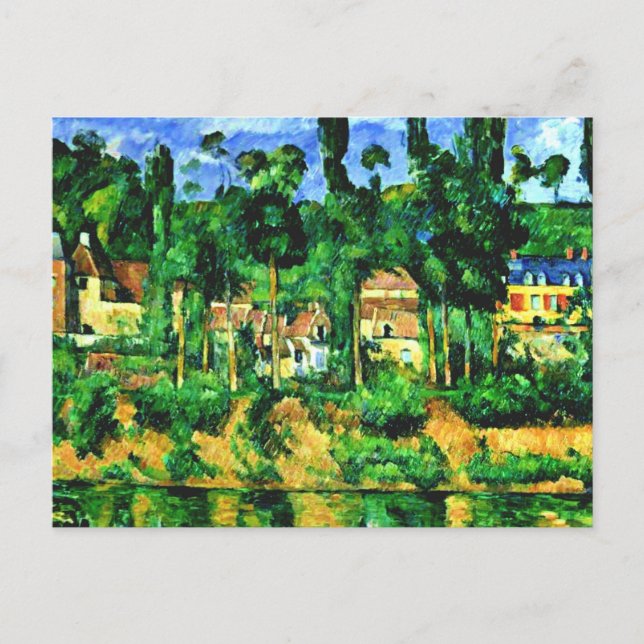 Carte Postale Cezanne - Château de Medan (Devant)