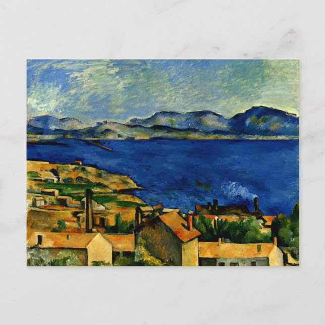 Carte Postale Cézanne - Golfe de Marseille vu de L'Estaque (Devant)