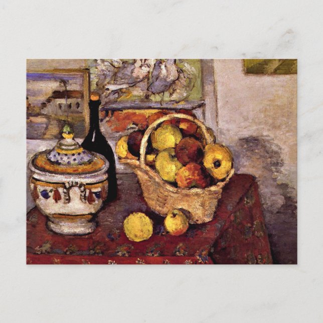 Carte Postale Cezanne - La vie morte avec Soup Tureen (Devant)