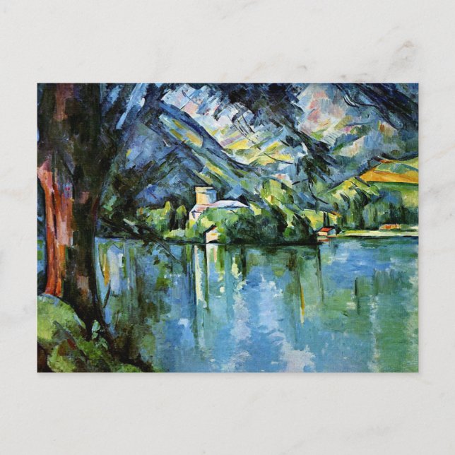 Carte Postale Cezanne - Le Lac d'Annecy (Devant)