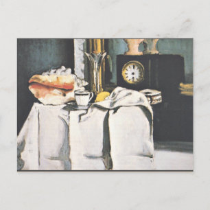 Carte Postale Cezanne - L'horloge noire