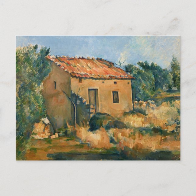 Carte Postale Cezanne - Maison abandonnée (Devant)